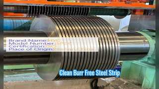 Precision Slit Steel Strip Burr Free Quality